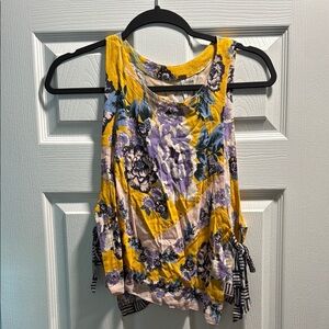 Free People Floral and Flowy Top